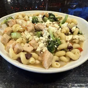 New dish called Chicken Greco. Really good.