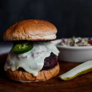 Bacon Apple Whiskey Burger -- adding creative flairs to our favorite meals.
