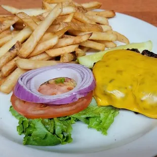 Cheese burger - bunless