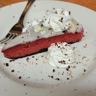 Red velvet cheesecake (flavour of the day)