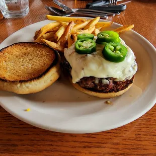 Bacon Apple Whiskey Burger