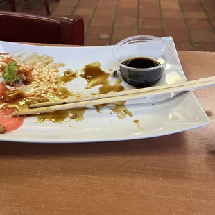 Roaches everywhere in this restaurant  Dragon Special Roll