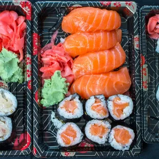 food, sushi and sashimi, sushi, sashimi