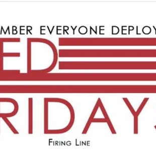 Wear Red in specific Friday's in honor of all deployed.   Get discounted lane, Free rental and a BOGO at Rollie's