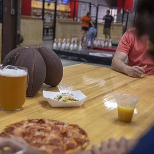 Pizza, tacos and beer