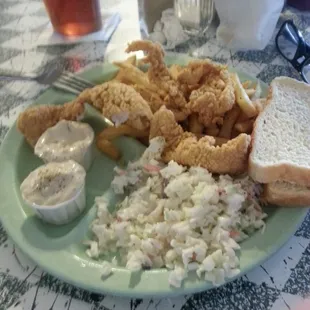 Catfish lunch special, $10 with drink