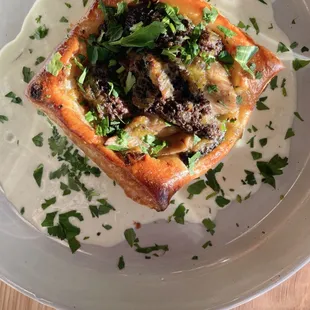 MOREL MUSHROOM TARTINE