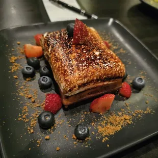 Campfire smores dessert