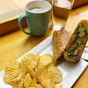 Breakfast Wrap on a gluten free wrap