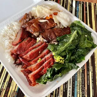 Best $9.95 spent for real, bbq combo over rice