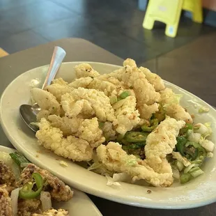 Salt pepper squid @nhueats_