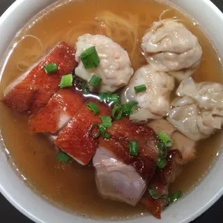 Fresh Shrimp Wonton Noodle Soup