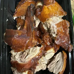 Roast duck with no seasoning