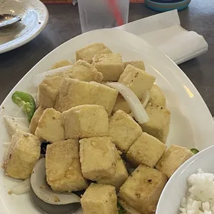 Crispy tofu