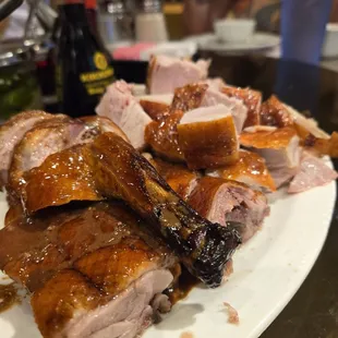 Roast pork and roast duck