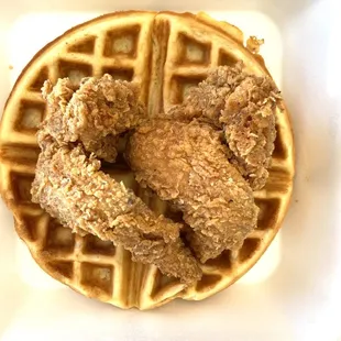 Chicken and waffles