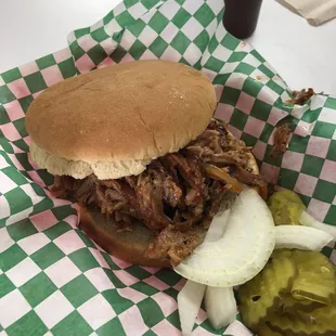 Pork Rib Sandwich