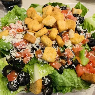 L House salad ($10.95) Loaded