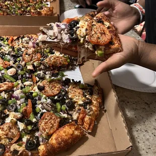XL Veggie Pizza   X-Large