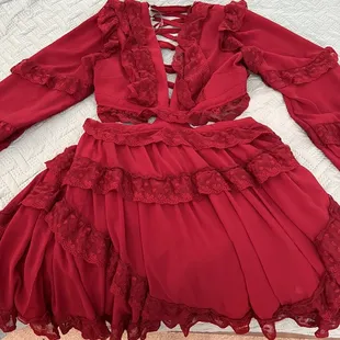 Lace up dress - bought