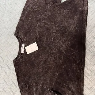 Frosted denim style crop top - bought