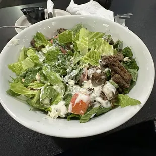 Black and Bleu Steak Salad