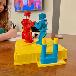 Rock em sock em robots - they have a ton of games