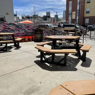 Outdoor Seating, socially distanced