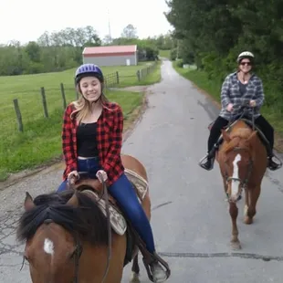 Take a ride through our beautiful landscape on one of our well trained horses.