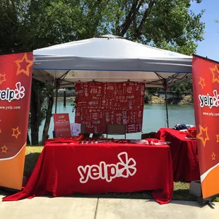 Yelp booth!