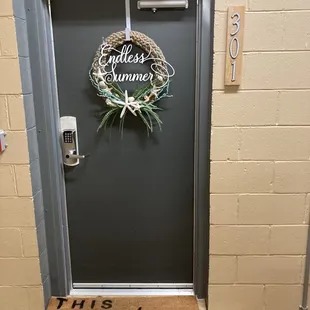 Door to unit