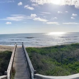 Panoramic view from walkway.