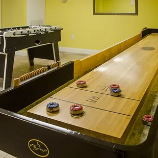 Game room at First Flight Retreat