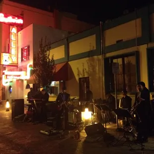 Live music all evening on First Friday