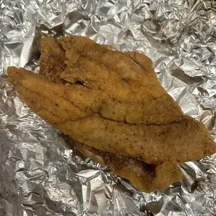Fried whiting -