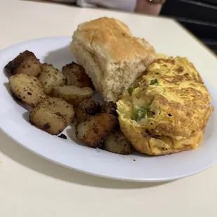 Veggie omelette (huuuge, enough for feed 2)