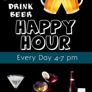 happy hour flyer