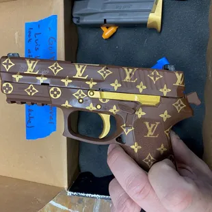 Sig Sauer SP2022 Custom Cerakote.  Yes we can have this done for your firearm.