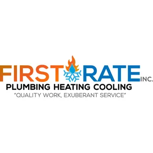 First Rate Plumbing Heating and Cooling Logo
