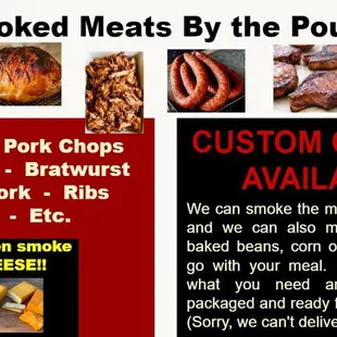 smoked meats by the pound