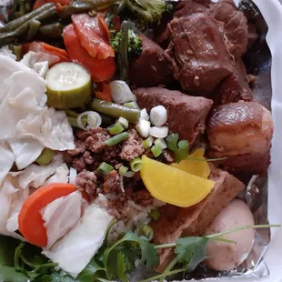 Home Cooked Stewed Pork Plate