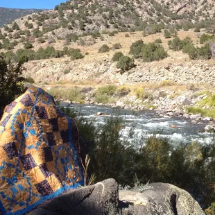 Beginners Quilt on the Arkansas River west of Canon City.