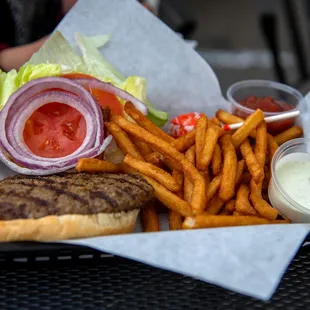 Alehouse original burger $12