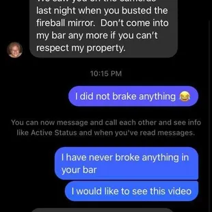 Why can't she provide the video proof she says she has? And why does it go from "we seen you" to "I have it from a good source"?