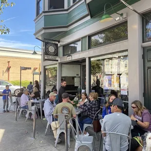 Plentiful outdoor seating