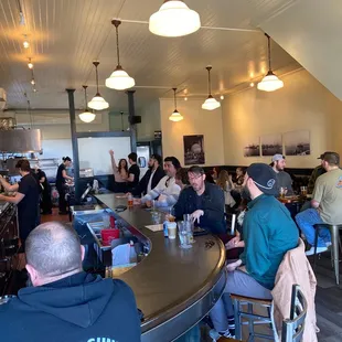 Katie!!!!  Waving and always cheerful and smiling!