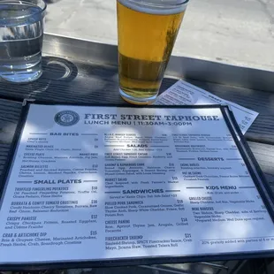 Lunch Menu. Mariano Guadalupe Vallejo Mexican Lager