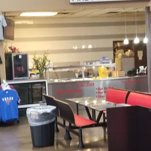 the interior of the restaurant