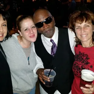 Singer Roland from Fat City with my Ladies