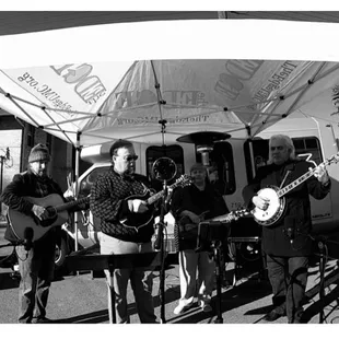 Blue grass band that plays for HeartStrings Worship service at 10am every Sunday in the theater.